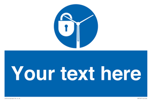 Custom mandatory lock rotor blades